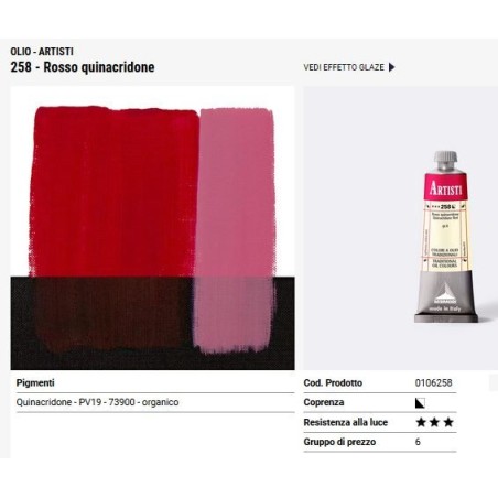 258 Rosso quinacridone - Maimeri Artisti