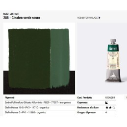 288 Cinabro verde scuro - Maimeri Artisti
