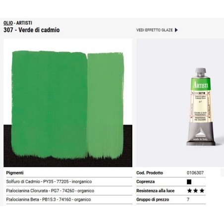 307 Verde di Cadmio - Maimeri Artisti