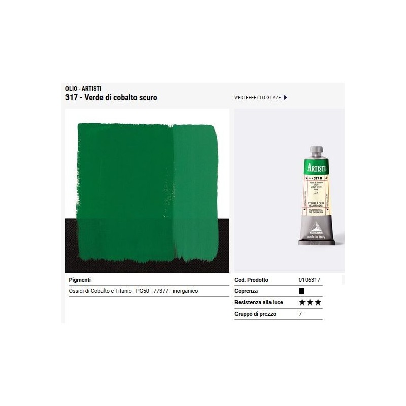 317 Verde di Cobalto scuro - Maimeri Artisti