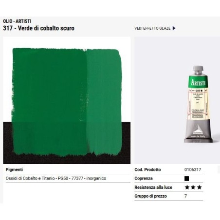 317 Verde di Cobalto scuro - Maimeri Artisti