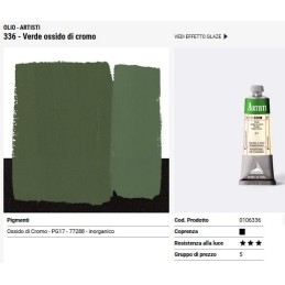 336 verde ossido di cromo - Maimeri Artisti