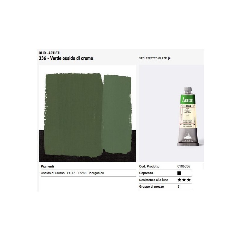 336 verde ossido di cromo - Maimeri Artisti