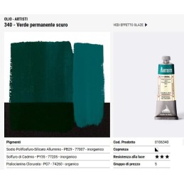 340 verde permanente scuro - Maimeri Artisti
