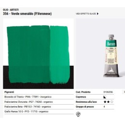 356 Verde smeraldo ( Paolo Veronese) - Maimeri Artisti