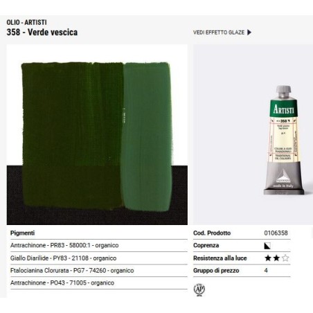358 Verde vescica - Maimeri Artisti