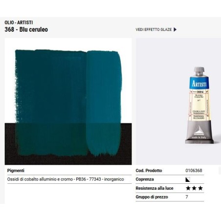 368 Blu ceruleo - Maimeri Artisti