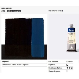 380 Blu indanthrene - Maimeri Artisti