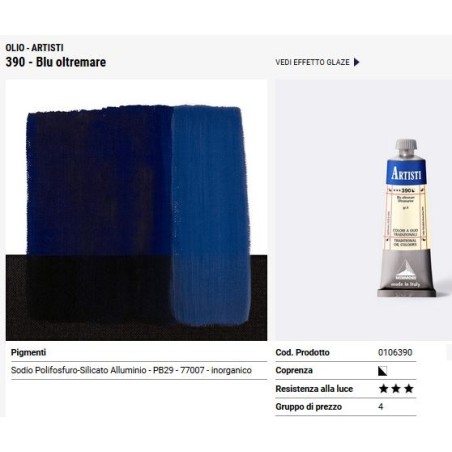 390 Blu oltremare - Maimeri Artisti