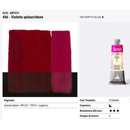 466 violetto quinacridone - Maimeri Artisti