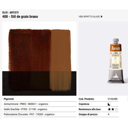 488 Stil de grain bruno - Maimeri Artisti