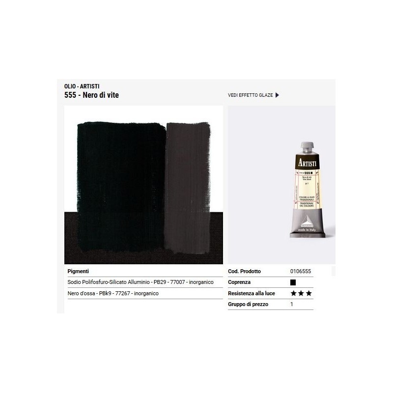 555 Nero di vite - Maimeri Artisti