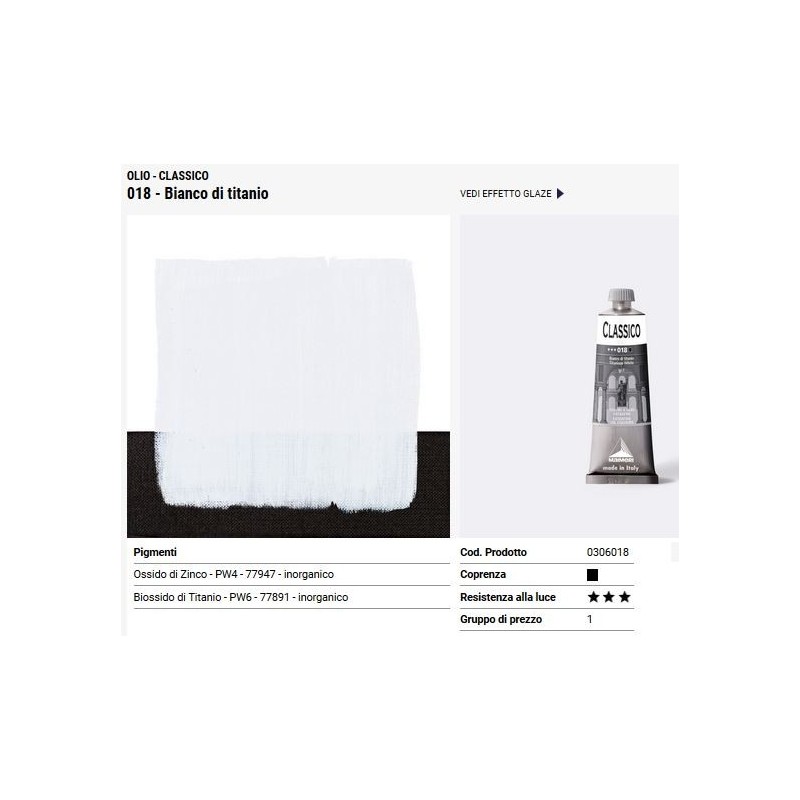 018 Bianco Titanio - Maimeri Classico