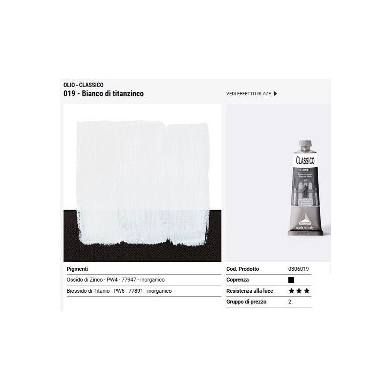 020 Bianco Zinco - Maimeri Classico