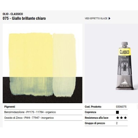 075 Giallo brillante chiaro - Maimeri Classico