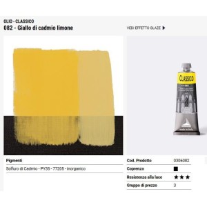 082 Giallo di cadmio limone - Maimeri Classico