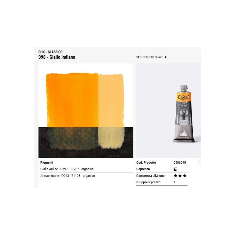 098 giallo indiano - Maimeri Classico