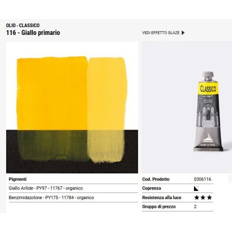 116 giallo primario - Maimeri Classico