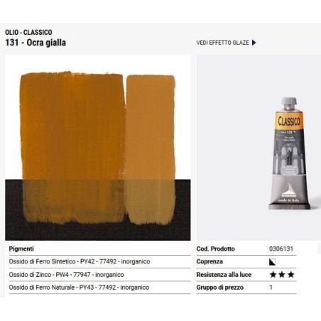 131 ocra gialla - Maimeri Classico