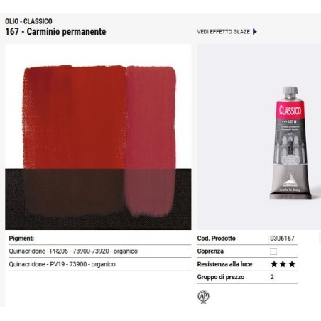 167 Carminio permanente - Maimeri Classico