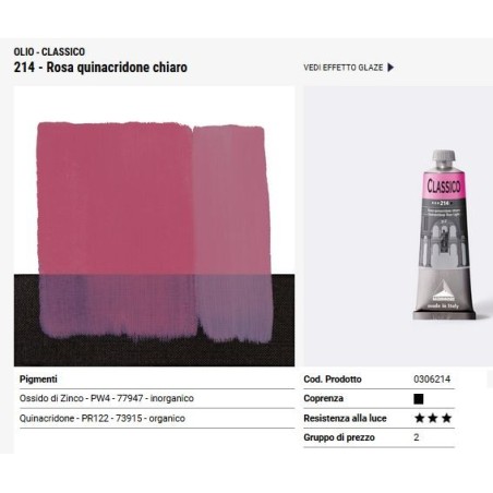 214 Rosa quinacridone chiaro - Maimeri Classico