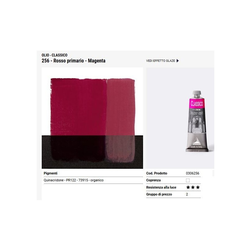 256 Rosso primario magenta - Maimeri Classico