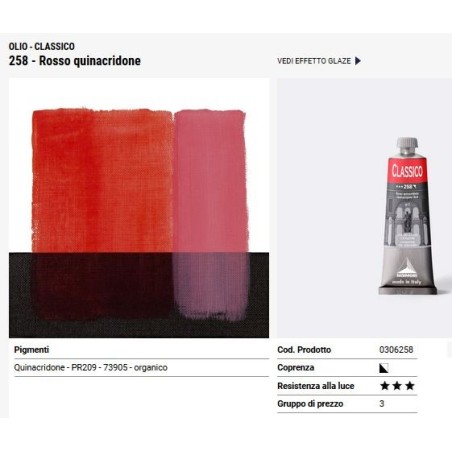 258 Rosso quinacridone - Maimeri Classico