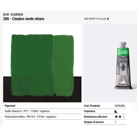 286 Cinabro verde chiaro - Maimeri Classico