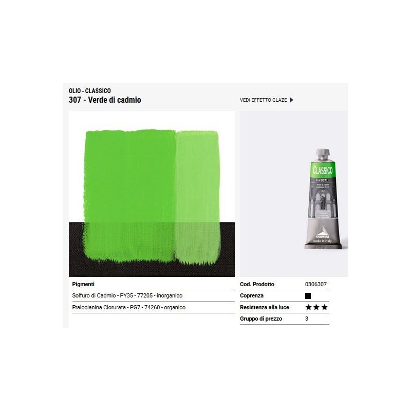 307 Verde di Cadmio - Maimeri Classico