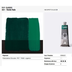321 Verde ftalo - Maimeri Classico