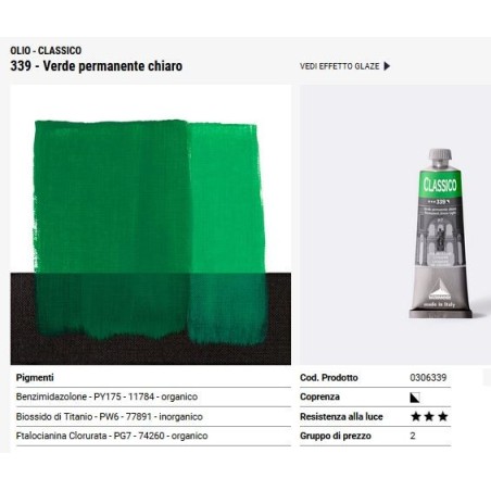339 Verde permanente chiaro - Maimeri Classico