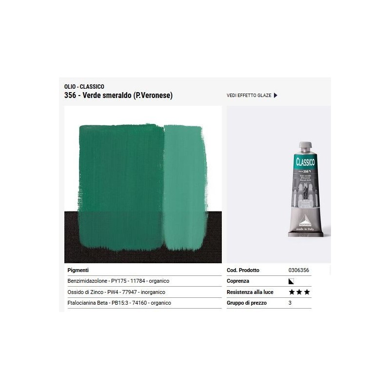 356 Verde smeraldo - Maimeri Classico
