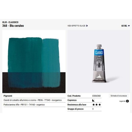 368 Blu ceruleo - Maimeri Classico