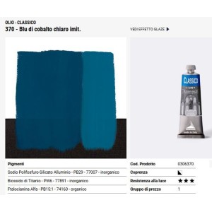 370 Blu di Cobalto chiaro imitazione - Maimeri Classico