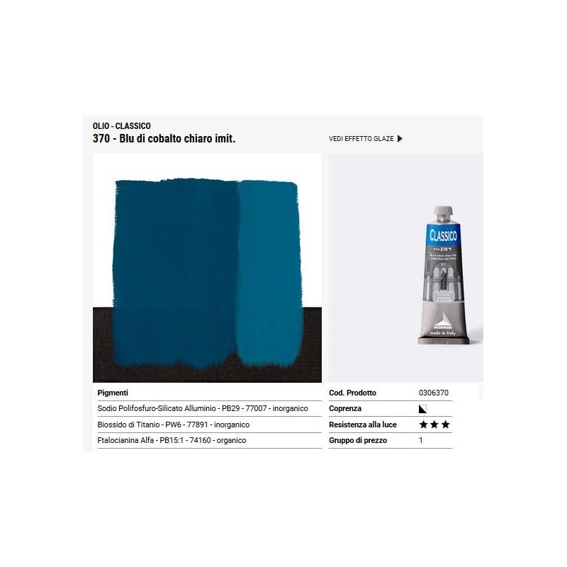 370 Blu di Cobalto chiaro imitazione - Maimeri Classico