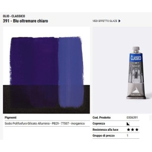 391 Blu oltremare chiaro - Maimeri Classico