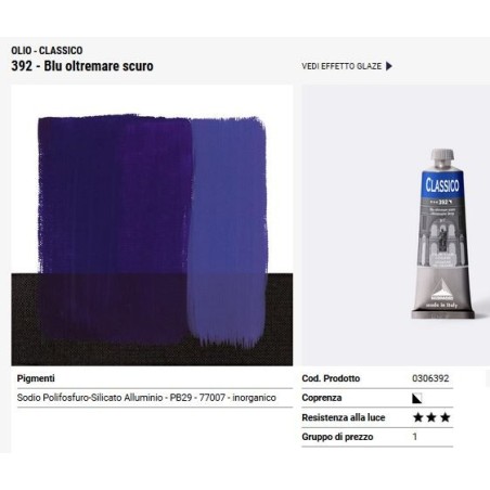 392 Blu oltremare scuro - Maimeri Classico