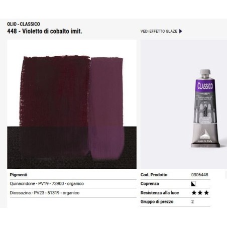 448 Violetto di Cobalto imitazione - Maimeri Classico