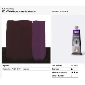463 Violetto permanente bluastro - Maimeri Classico