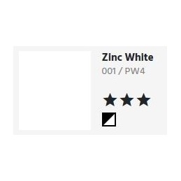 001 Zinc White - Georgian Olio all'Acqua