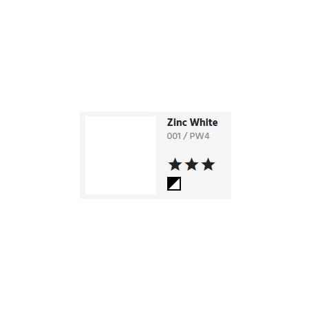 001 Zinc White - Georgian Olio all'Acqua
