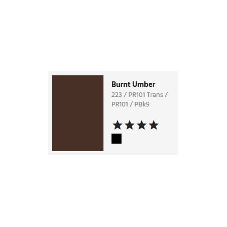 223 Burnt umber - Georgian Olio all'Acqua