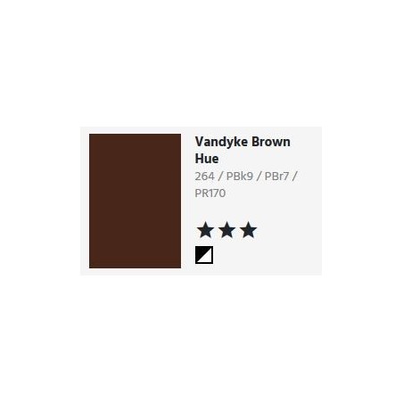 264 Vandyke Brown hue - Georgian Olio all'Acqua