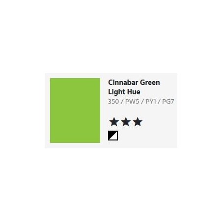 350 Cinnabar green light hue - Georgian Olio all'Acqua