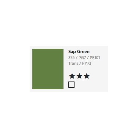 375 Sap green - Georgian Olio all'Acqua