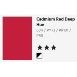 504 Cadmium red deep hue - Georgian Olio all'Acqua