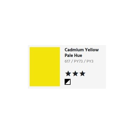 617 Cadmium yellow pale hue - Georgian Olio all'Acqua