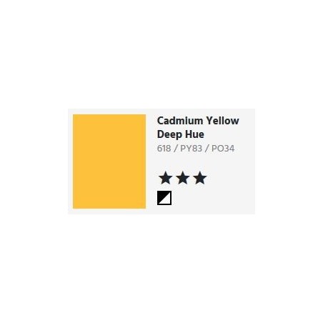 618 Cadmium yellow deep hue - Georgian Olio all'Acqua