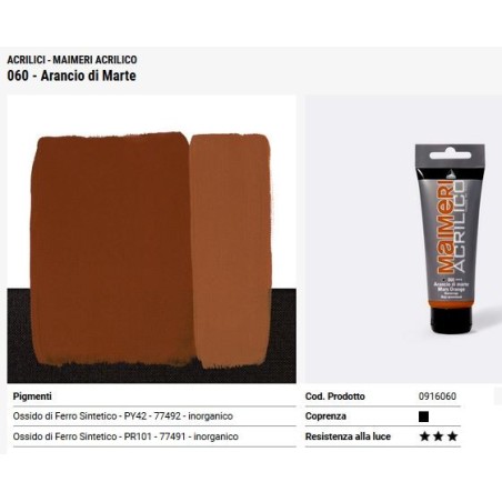 060 Arancio di Marte - Maimeri acrilico