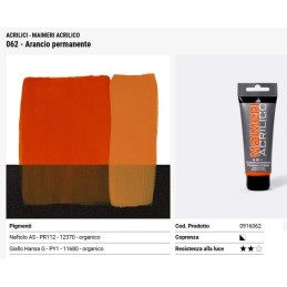 062 Arancio permanente - Maimeri acrilico